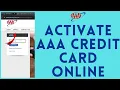 How to Activate AAA Credit Card Online 2023