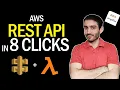 Create a REST API on AWS in 8 clicks Step by Step Tutorial