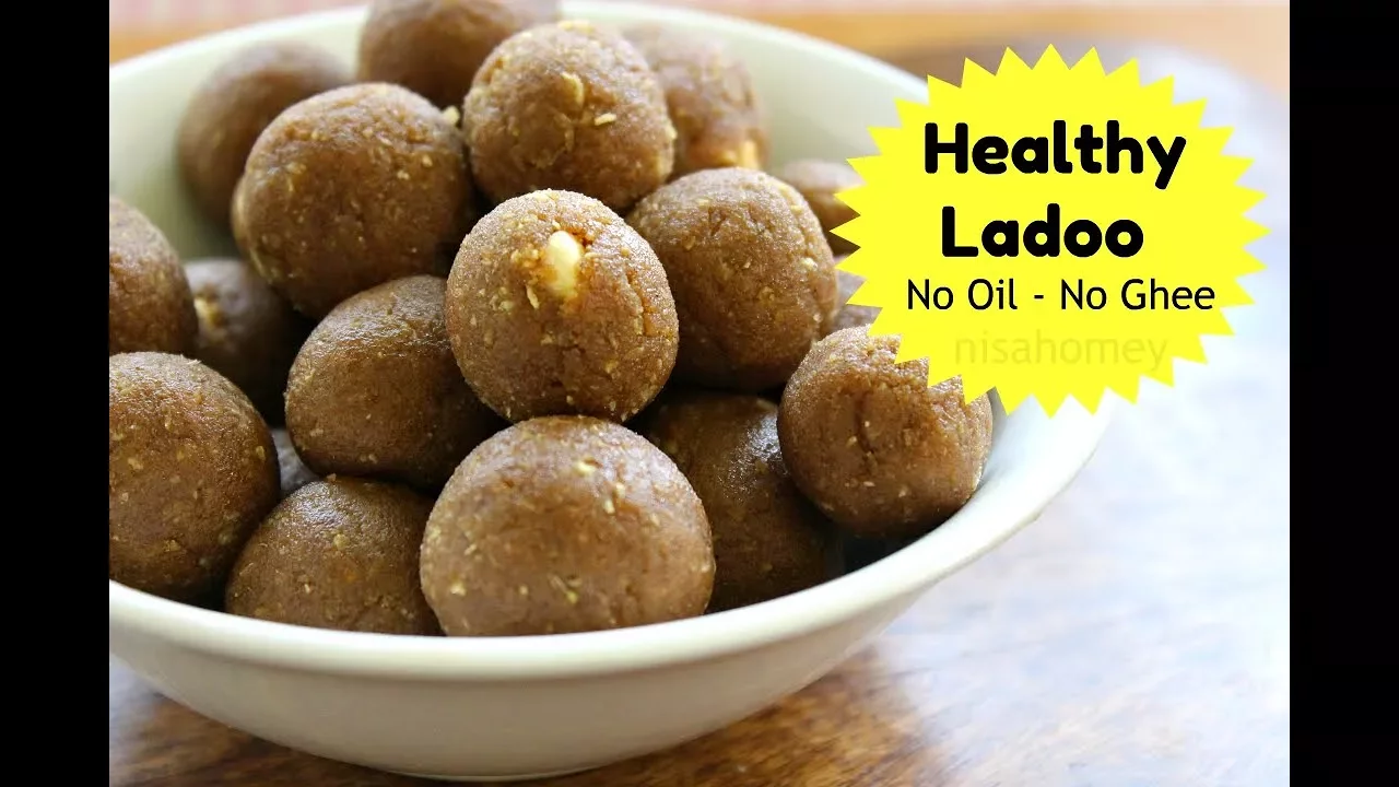 Healthy Laddu Recipe - No Oil / No Ghee - Tasty Rice Laddoo - Healthy Indian Snacks Recipes