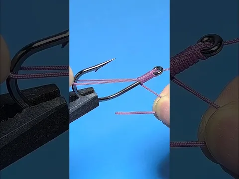 The world's most popular DIY fishing knot making technique with 300% strength #fishing #shorts