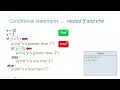 Python Lesson 14 Nested Conditional Statements