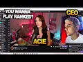 TSM Imperialhal tries to convince his girlfriend to play apex legends ranked