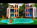 Lagu 68 Days Building A Modern 3 Story Mud House And Luxury Swimming Pool With Fire Pit By Ancient Skills