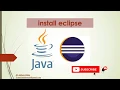 How to Setup Eclipse IDE on Windows For Java Development Arabic