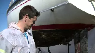 Life is Like Sailing – Removing the Anti Fouling Paint