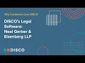 DISCO s Legal Software Greg Leighton Partner Neal Gerber Eisenberg LLP