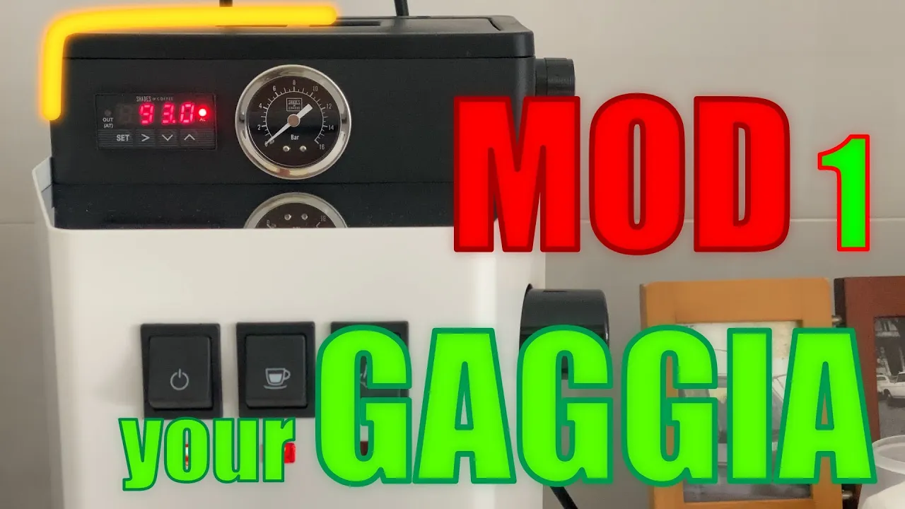 DIY Mod Gaggia Espresso Coffee Machine (Part 1)