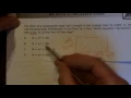 NC Math 1 EOC 2016-17 Problem 5 solution