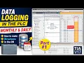 Learn PLC Data Logging on Monthly Daily Basis Part Data Structures in DBs TIA Portal