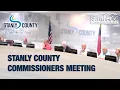 Stanly County Commissioners Meeting September 2 2025 Read Description
