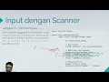 Mendapatkan input dari keyboard menggunakan class Scanner pada pemrograman JAVA