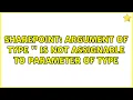 Argument of type description string siteurl string is not assignable to parameter of type