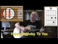 Download Lagu Happy Birthday To You - Acoustic Guitar Lesson - (easy)