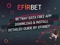 Betway Free Data App Review