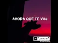 AHORA QUE TE VAS - CHRISTIAN DANIEL (LETRA)
