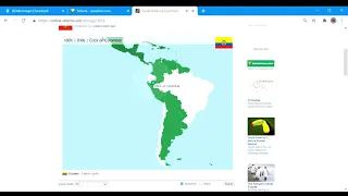 PB Tied 194th Seterra South America Countries Pin In Game Time of 18 seconds