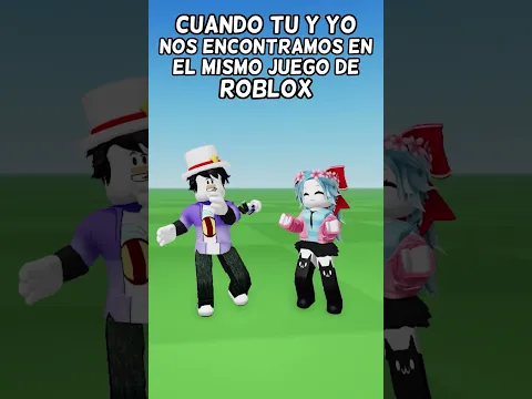 CUANDO NOS ENCONTRAMOS EN ROBLOX❤️#shorts