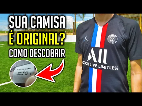 Download MP3 Sua CAMISA é FALSA ou ORIGINAL? Como DESCOBRIR? - Camisa PSG X Jordan IV 19/20 VAPORKNIT