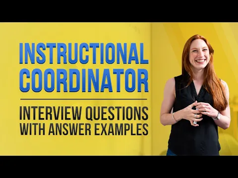 Download MP3 Instructional Coordinator Interview Questions with Answer Examples