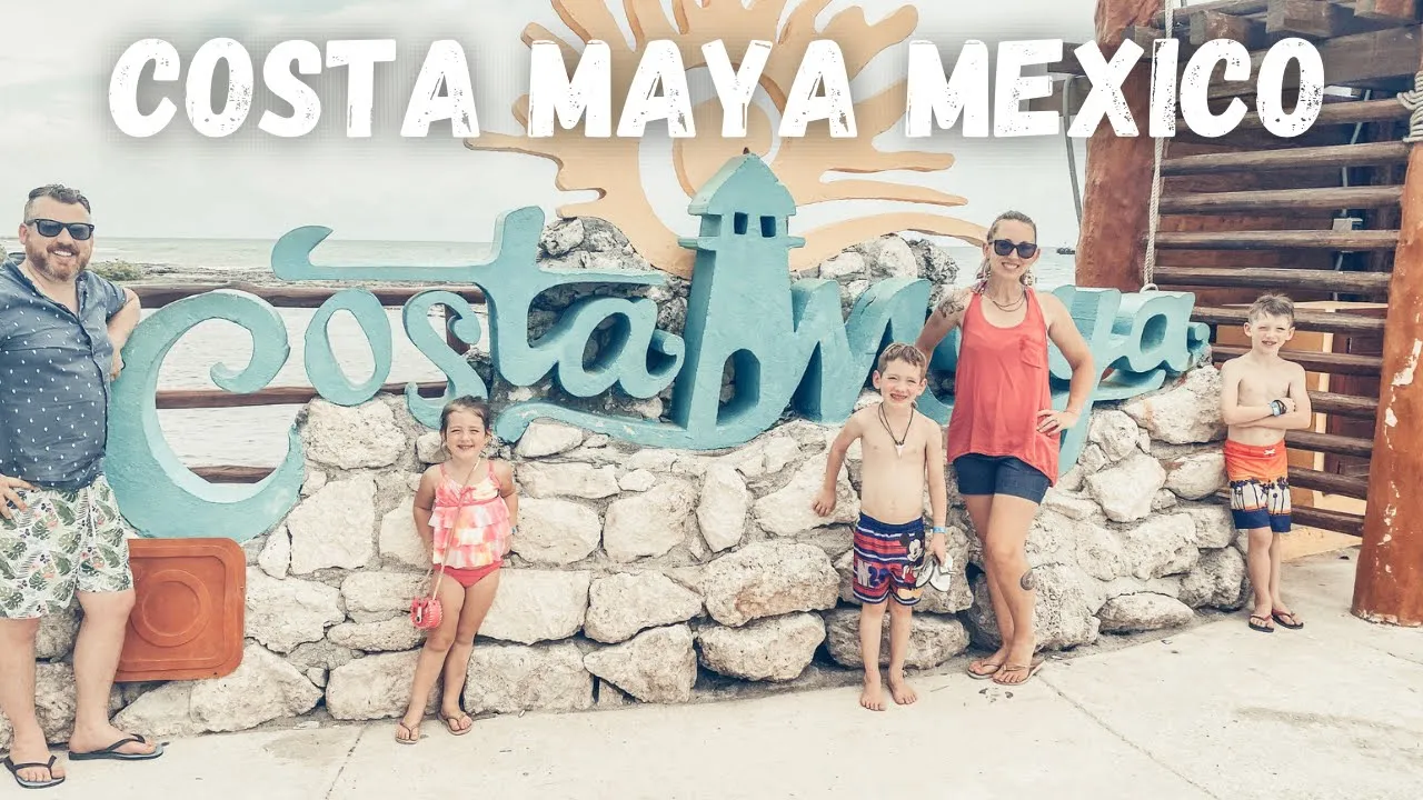 Royal Caribbeans Voyager of the Seas at Costa Maya Mexico