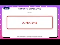 Synonym Challenge Similar Words Quiz Practice