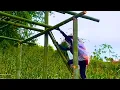 Download Lagu Struggling Single Mother Builds a Bamboo House to Protect an Abandoned Baby Girl