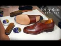 Making Hand-Dyed Leather Split-Toe Derby Shoes