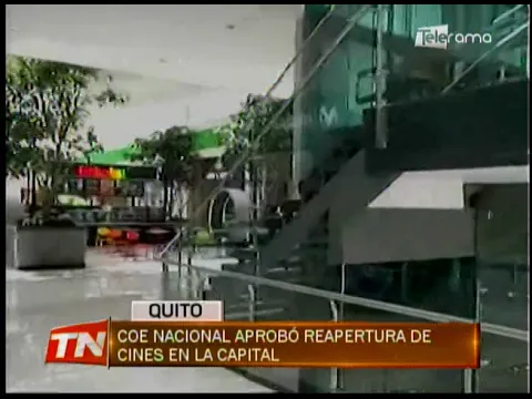 COE Nacional aprobó reapertura de cines en la capital