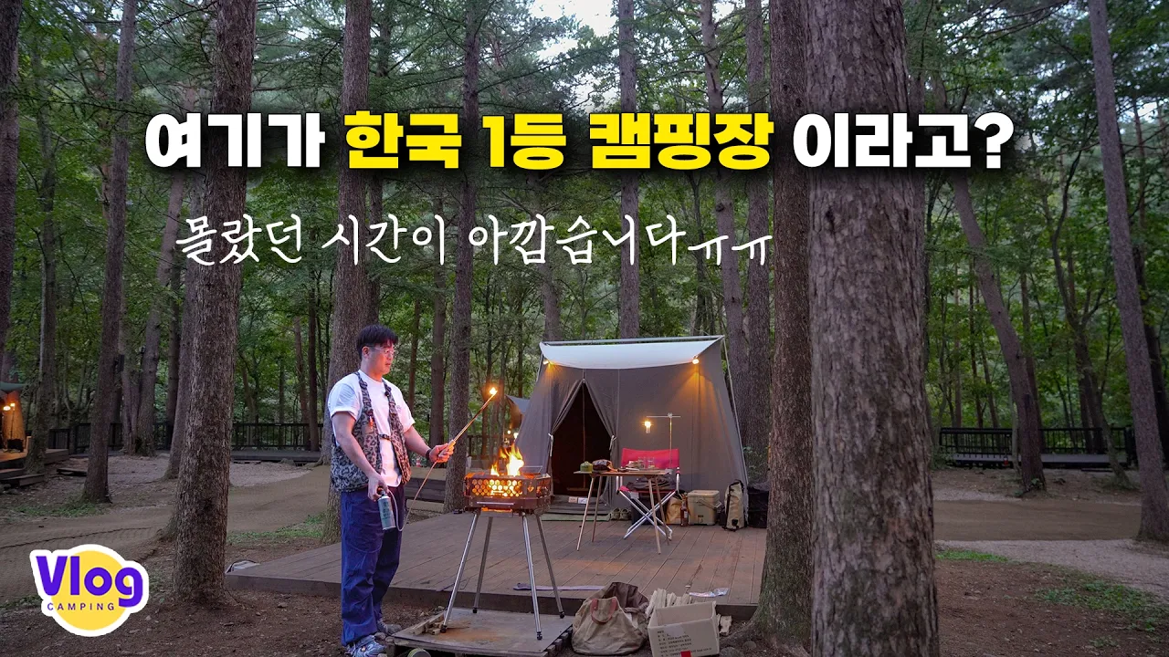 몰랐던 시간이 아까운 전설의 레전드 캠핑장에 왔습니다🏡 サムネイル