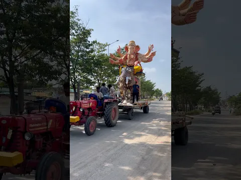 Ganesh Aagman 2026 #ganpati #ganeshnimajjanam #ganpatibappamorya #ganpati #ganesh