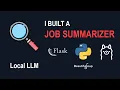 Python Ollama Turning Messy Job Posts into Clean Summaries