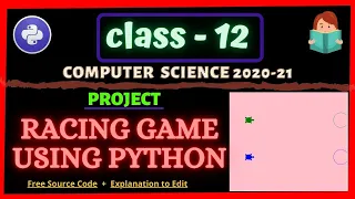 Project 2 - Turtle Racing Game Using Python with Source Code Class 12 Projects