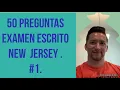 Test Written or knowledge exam New Jersey 2022 50 questions