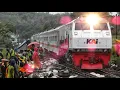 Lagu Success Despite Being Pounded by Rain, KUTOJAYA TRAIN Successfully Crosses the Newly Installed Tr...
