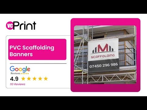 Scaffolding Banners video