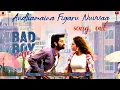 Andhamaina Figaru nuvvaa  Lyrical Song | Karthik | Naga Shaurya | Harris Jayraj |Vidhi yadavBad Boy