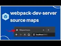 Webpack dev server and source maps - tutorial English subtitles