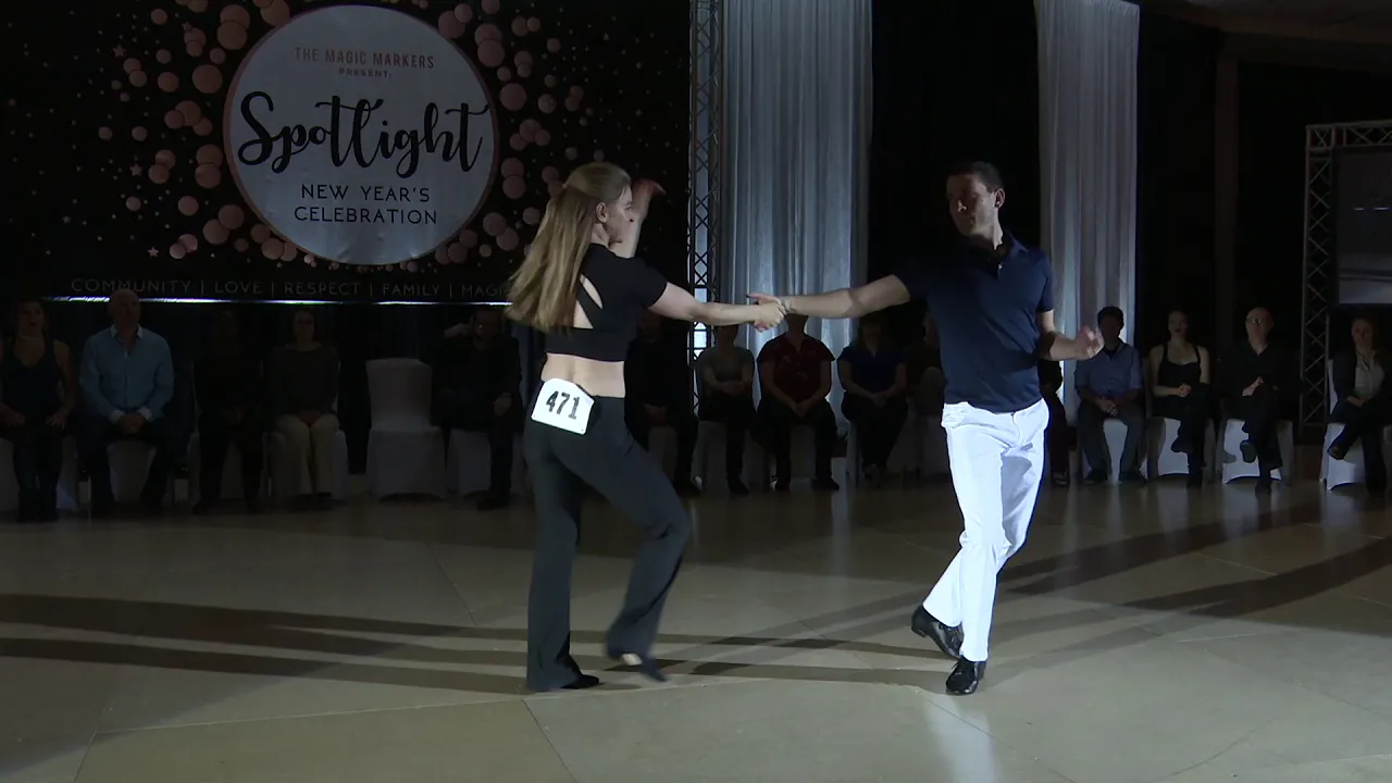Spotlight New Years 2018 2019 Novice Jack & Jill Christopher Pirkle & Sarah Wight