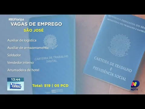 Sine de SC oferece mais de sete mil vagas de emprego na Grande Florianópolis