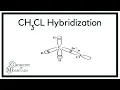 Hybridization of CH3Cl Chloromethane