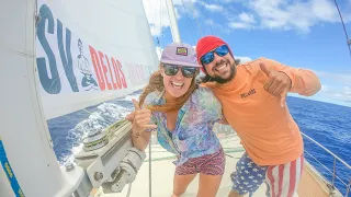 SPAIN after a CHALLENGING 8 days at sea! SV Delos Ep.256