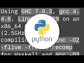 Speed comparison with Project Euler C vs Python vs Erlang vs Haskell