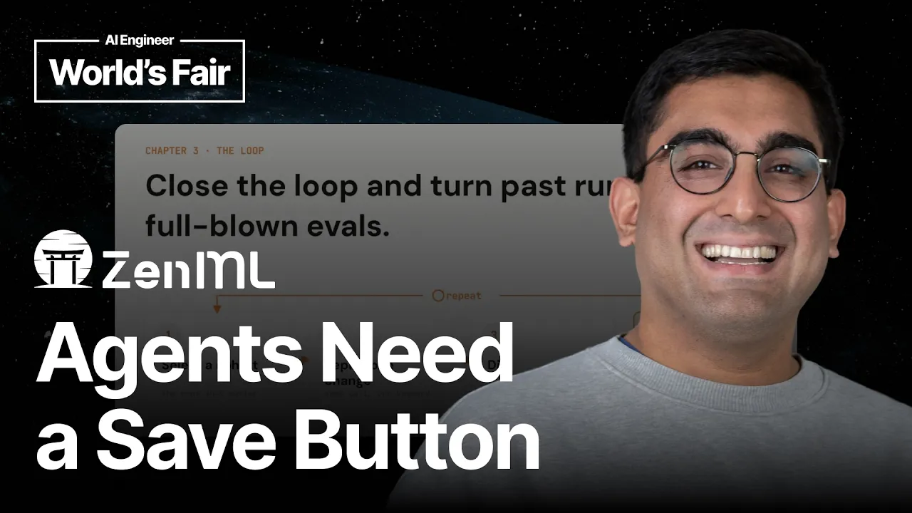 Your Agents Need a Save Button - Hamza Tahir, ZenML: video thumbnail