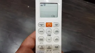 شرح ريموت مكيف ال جي LG 
