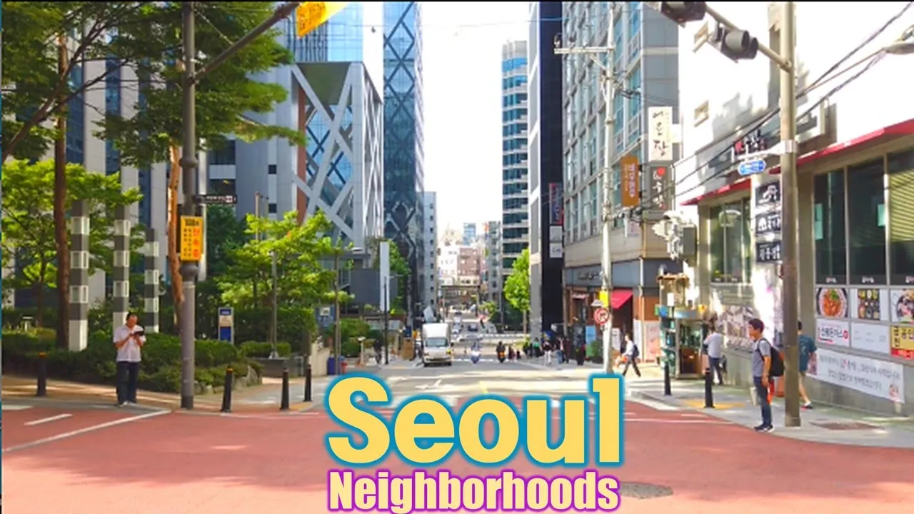 Seoul, Korea, Gangnam - Walking Tour of Neighborhood - 4K - Yeoksam 2-dong [Gangnam-gu 3] 3(3)-11