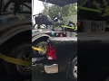 Pulling travel trailer with 1500 half ton tailgate down golf cart in bed of truck part two