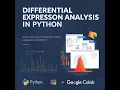 Differential Expression Analysis using Python Google Colab