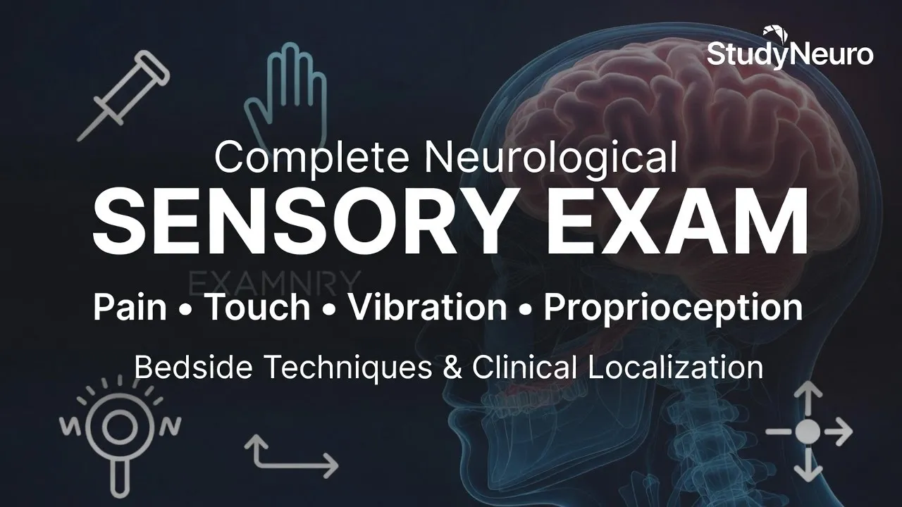 Complete Neurological Sensory Examination Bedside Techniques & Clinical Localization #neurology