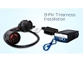 9-Pin T-Harness Installation Heavy Duty Fleet Tracking Device Installation