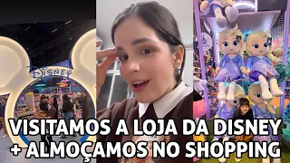 VISITAMOS A LOJA DA DISNEY + ALMOÇAMOS NO SHOPPING!!!